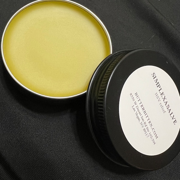 SIMPLEXASALVE Propolis/HSV/Rhubarb/Lemon Balm/melissa salve/balm/cream/ointment