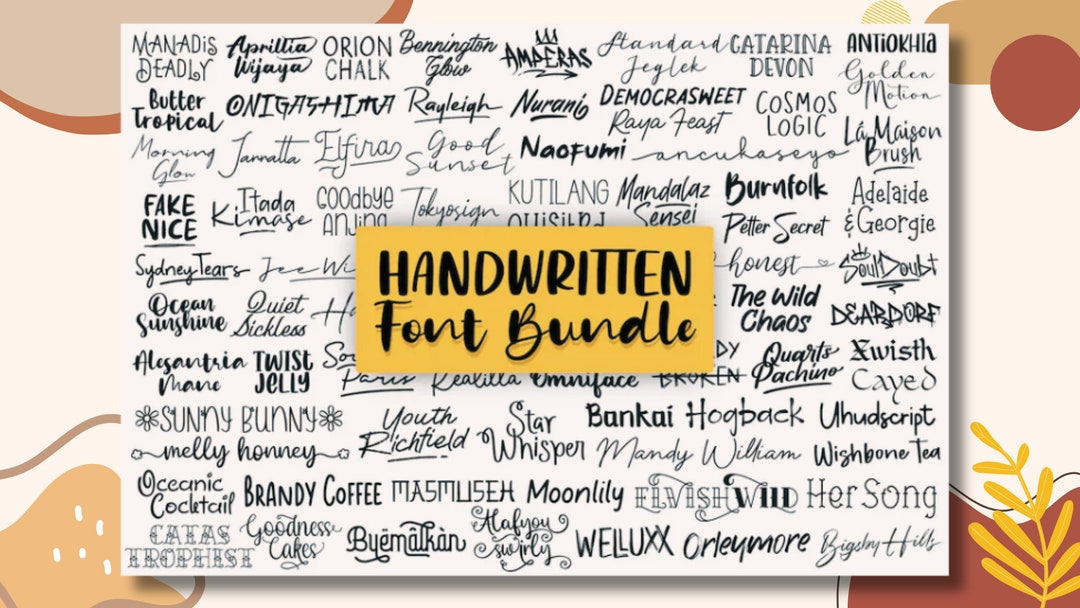 Cursive Font Svg, Font Svg, Digital Font Svg, Font Bundle for Logo