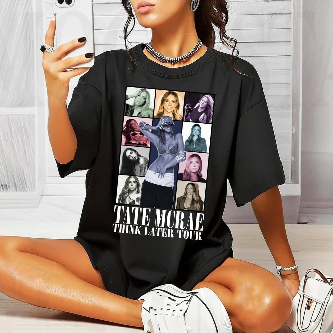 T-Shirt Unisex Tate McRae - Maglietta Divertente In Cotone 100%