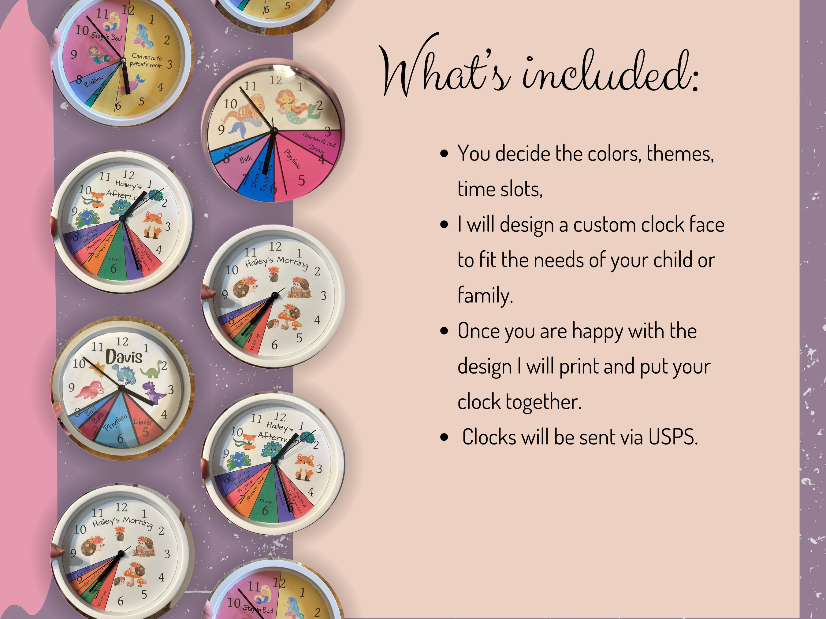 Preschooler Daily Schedule Pre-k Clock Nanny Schedule Preschool Routine ...