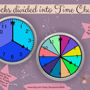 Time Block Schedule Visual Schedule Home Work Routine Kid’s Daily Routine Clock Face Summer Schedule Preschool Toddler Schedule Mom Routine