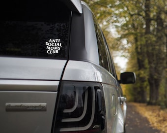 Anti Social Moms Club Decal