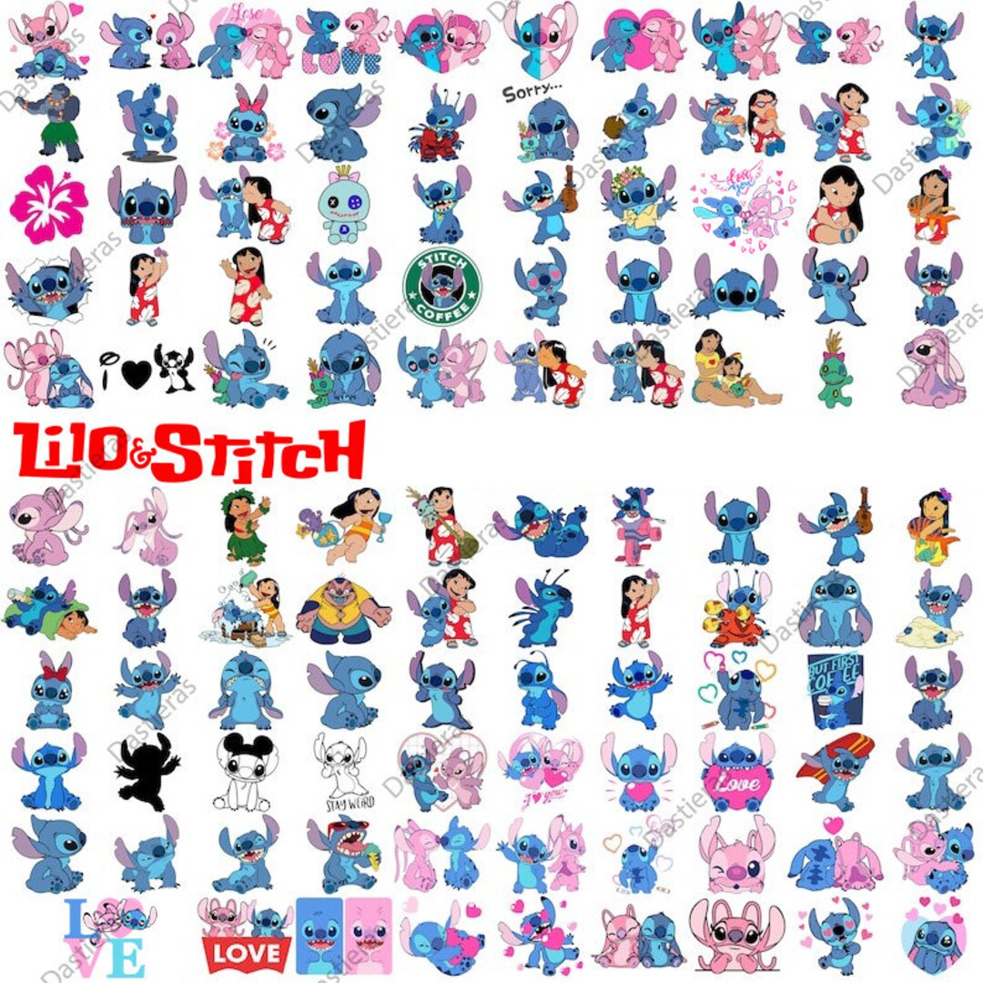 550 Stitch Svg Png Stitch Bundle Stitch Clipart Stitch - Etsy Australia