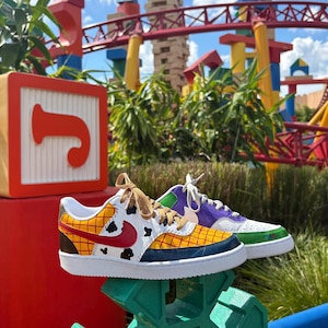 Disney Toy Story inspired custom hand painted Shoe | Nike Court Vision lows