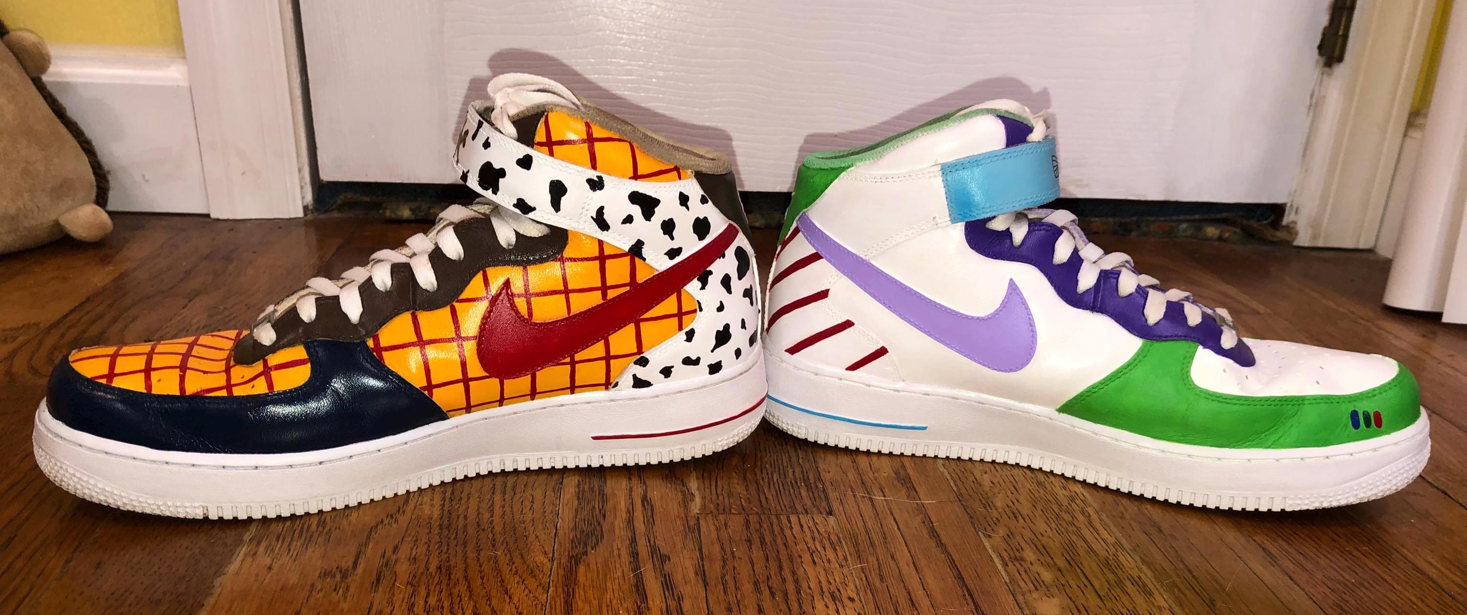 Disney Toy Story Inspired Custom Hand Painted Shoe | Nike Air