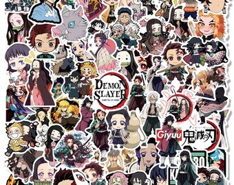 demon slayer stickers etsy