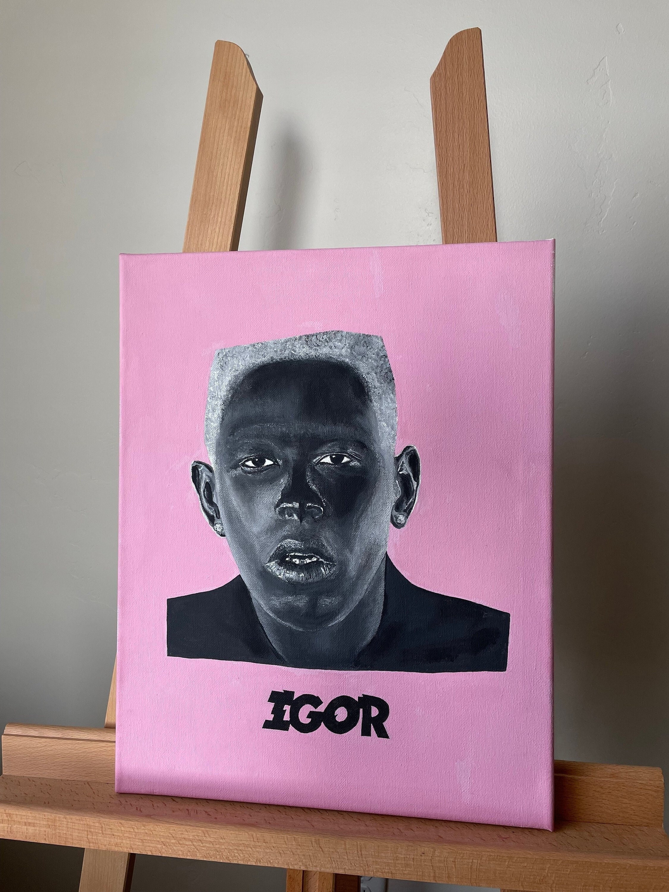 Igor Art Original Canvas Painting Acrylic Painting Tyler photo