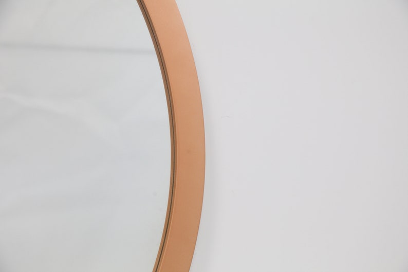 Round Mirror Copper zdjęcie 3