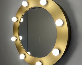 Hollywood Gold Mirror 60 cm