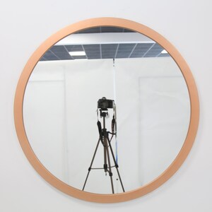 Round Mirror Copper zdjęcie 2