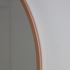 Runde Spiegel Kupferfarbe Bild 2