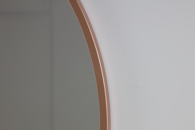 Miroir ovale Cuivre Led image 2