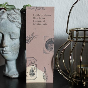 Dear Reader Bookmark/ Taylor/|Folklore Style/Paper/Stamp/Typewriter/Set of 2/40% Recycled/Foldable/Handmade/Book Love/Midnights