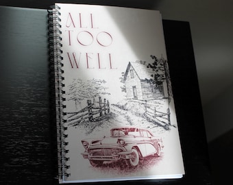 Notebook All too well|Taylor|A5|red car soft touch|Autumn|Writing|Gift idea|Forest|Merchandising|Vintage style|Spiral bound|Lined