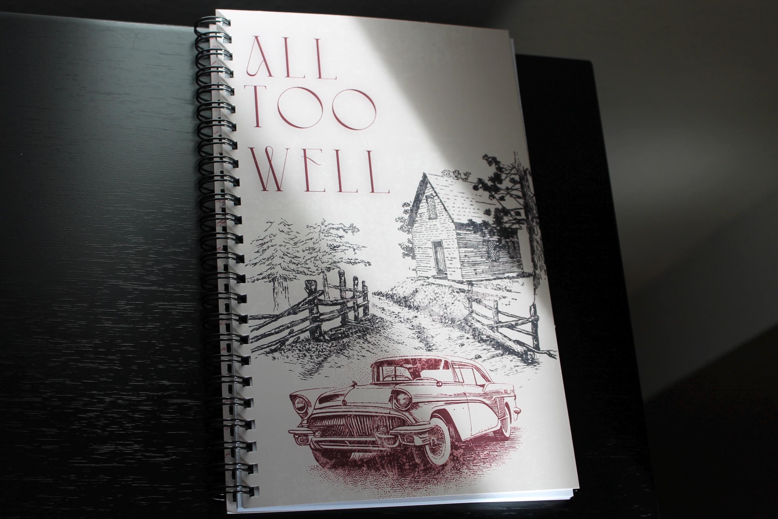 ノートブック All too well|テイラー|A5|赤い車のソフトタッチ|秋