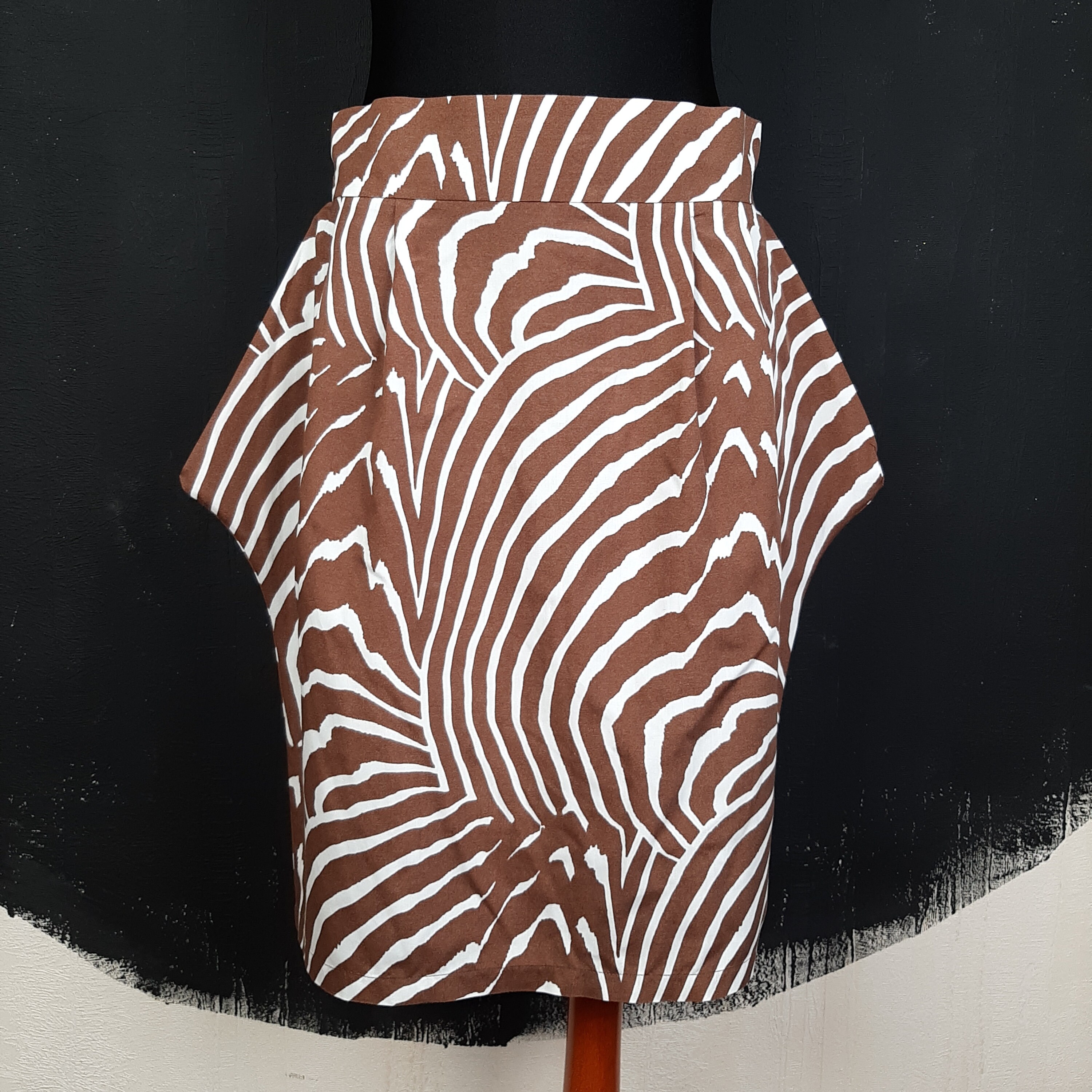 I Saw It First - Gonna Midi Zebrata In Rete Arricciata In Coordinato Multicolore Donna 57002421 - Foto 6