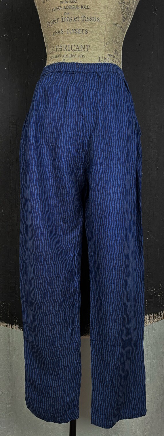 Gudrun Sjoden blue PANTS BLAZER jacket trousers s… - image 9