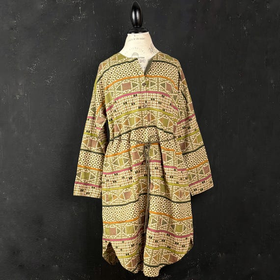 chinese dress ladies Second-Hand Gudrun Sjödén Playful Geo Relaxed Linen Dress Size XXL – SwapUp main image 1