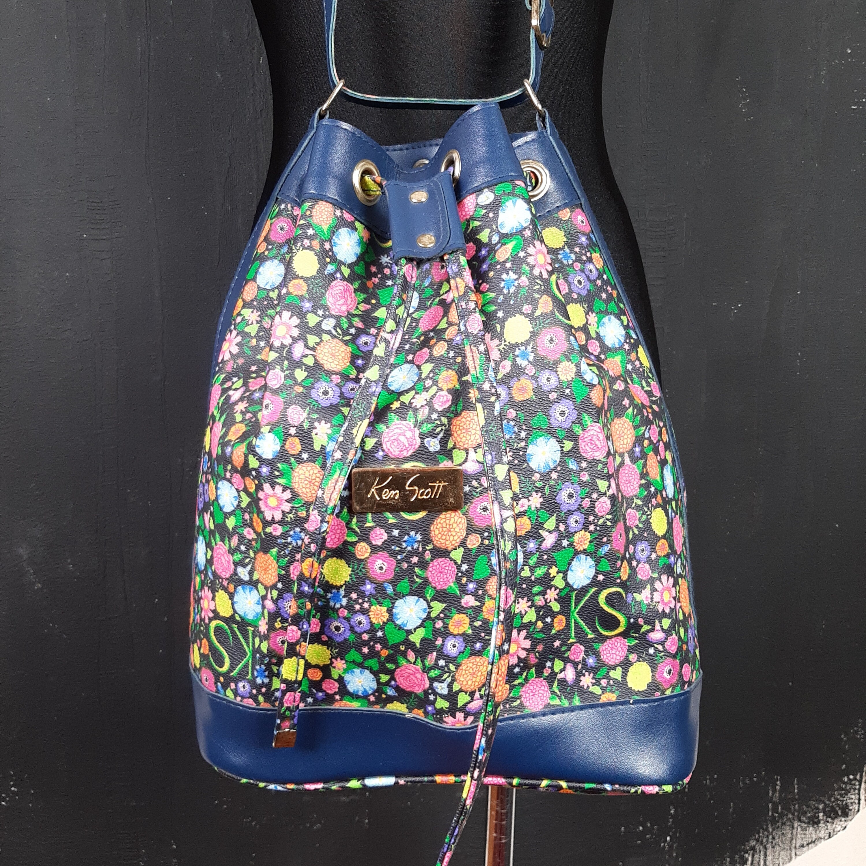 80s italiano Ken Scott designer BORSA zaino trasformatore vintage