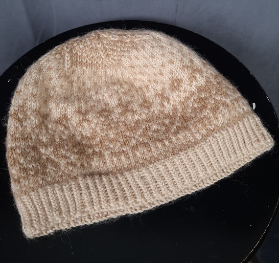 90s Norwegian wool HAT beanie winter snow vintage… - image 5