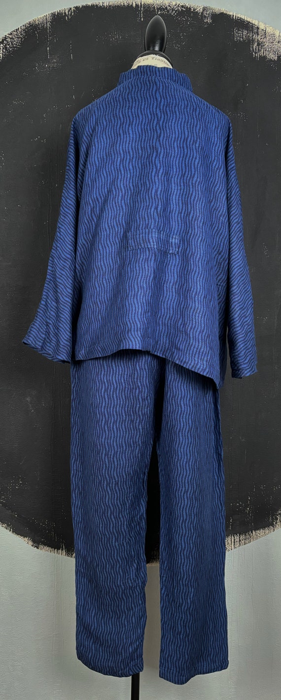 Gudrun Sjoden blue PANTS BLAZER jacket trousers s… - image 8