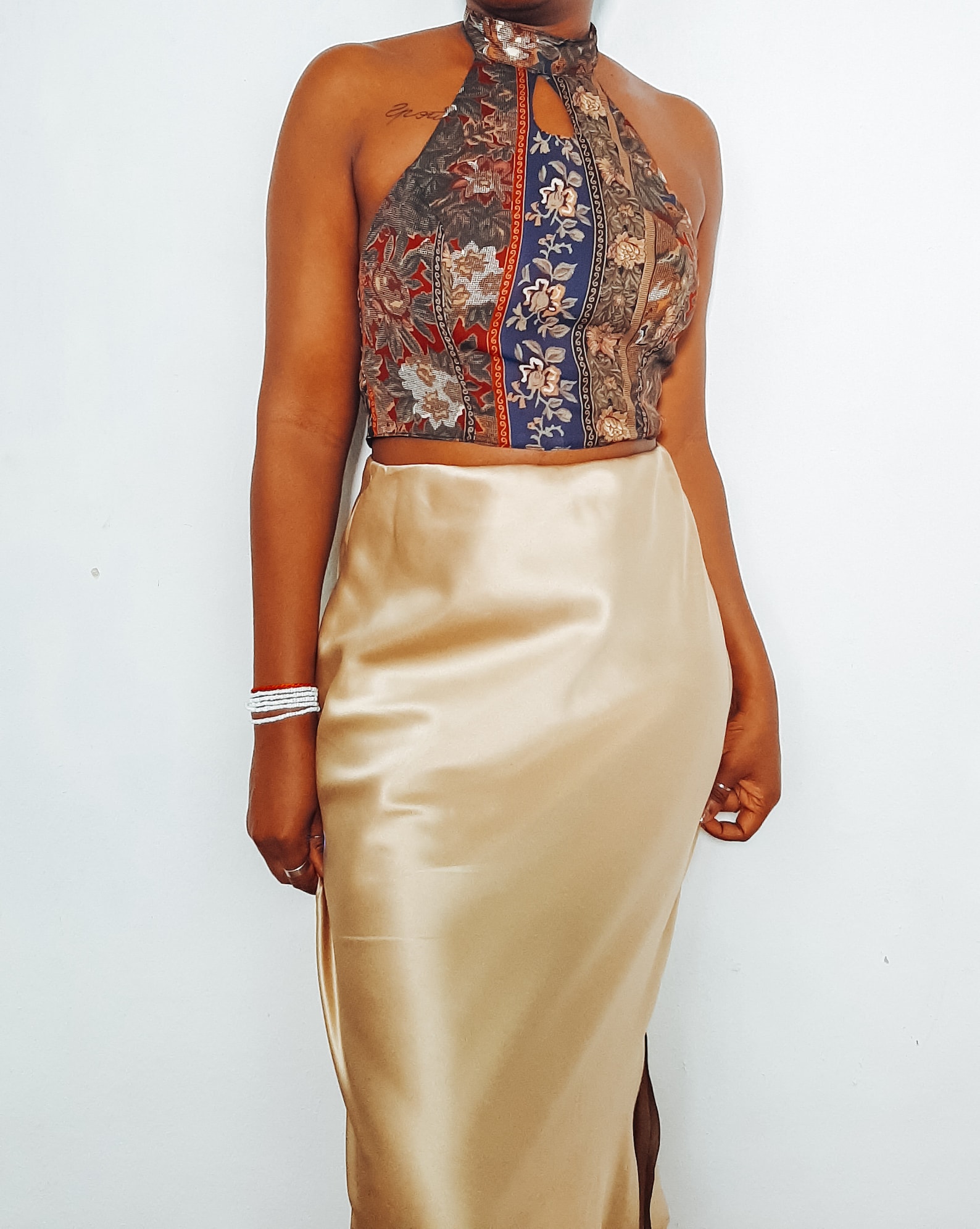 Anita Skirt in Bias Bouquet