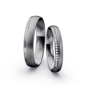 Tantalum wedding rings - wedding rings made of tantalum