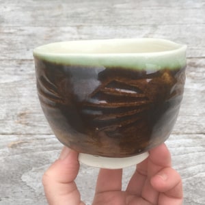 handmade ceramic cup, tea cup, tea bowl, coffee cup, yunomi, Teeschale, cup without handle
