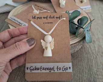 Schutzengel to Go | Glücksbringer Engel Holz | Glücksengel | Mitbringsel