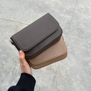 Bolso de hombro, bolso de cuero hecho a mano, cuero sintético, billetera de cuero, bolso bandolera, bolso de cuero para mujer, bolso de noche, regalo para mamá, neceser