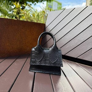 vegan leder kelly Schultertasche, kleine Kunstleder Crossbody Geldbörse, italienische Handtasche für Frauen, elegantes Geschenk für Schwester
