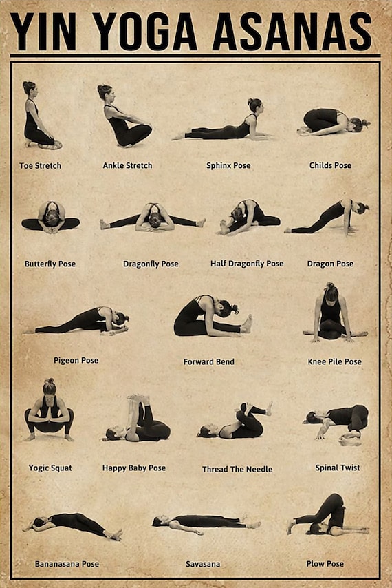 Buy Ashtanga Primary Series Practice Chart| Yoga Poses | 24x36 inch | Sequence of Asanas | Essential Yoga Chart |Cool Eclectic Colorful Wall  Decor| Infographic Art Print Online at desertcartINDIA