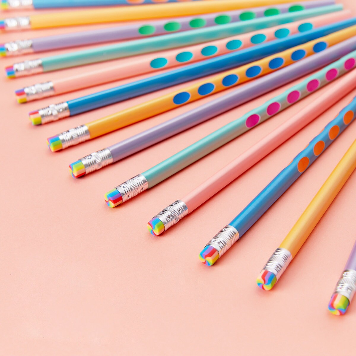 Personalized Pencils Set Custom Triangle Name Pencils,printed With Your Own Message, First Day