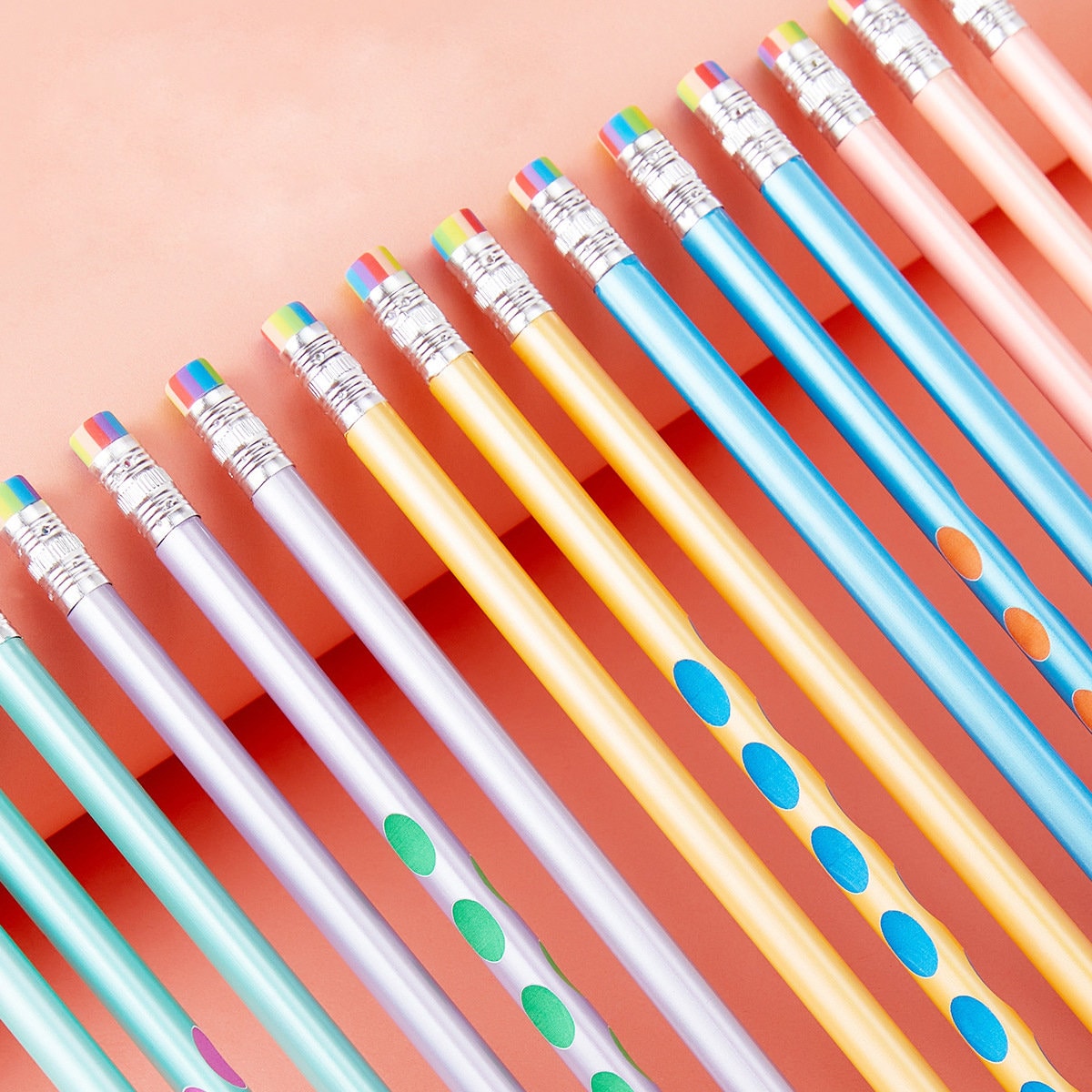 Personalized Pencils Set-Custom Triangle Name Pencils,Printed with your own message, First Day of School Gift, personalized pencils for kids