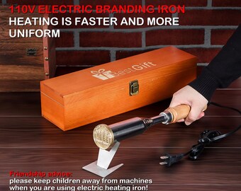 Custom signature branding iron for woodworkers , Branding iron custom for wood , Custom woodworking branding iron with electric heater