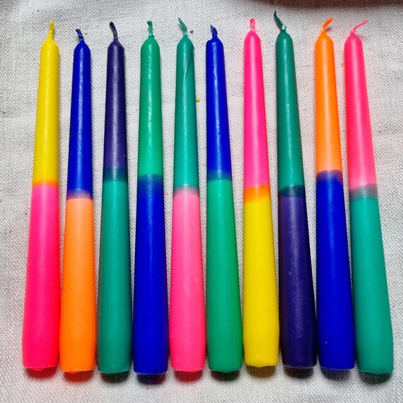 GLOWYBOX Candele di compleanno, anello di candela, oro per il compleanno dei bambini, candele colorate per il treno di compleanno, candele con fiori stampati, mini candele, anello di compleanno
