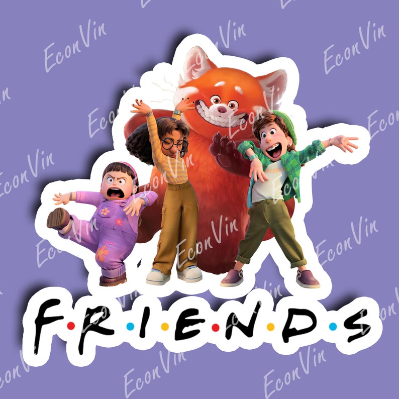 Stickers Turning Red Sticker Panda Mei Stickers Mei and Etsy