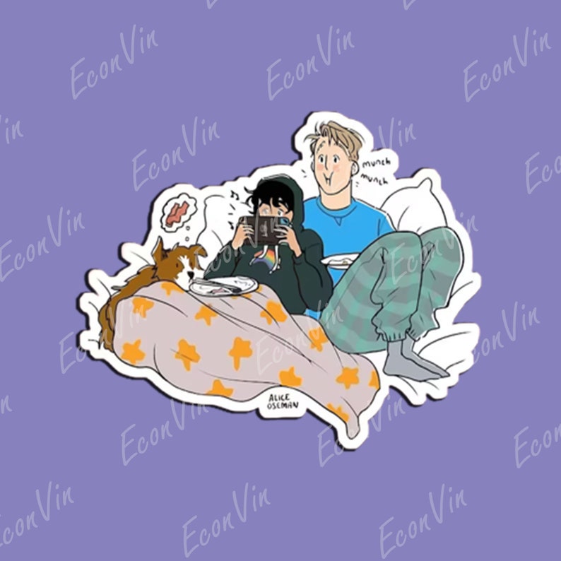 Stickers Heartstopper Sticker Nick and Charlie Sticker Etsy