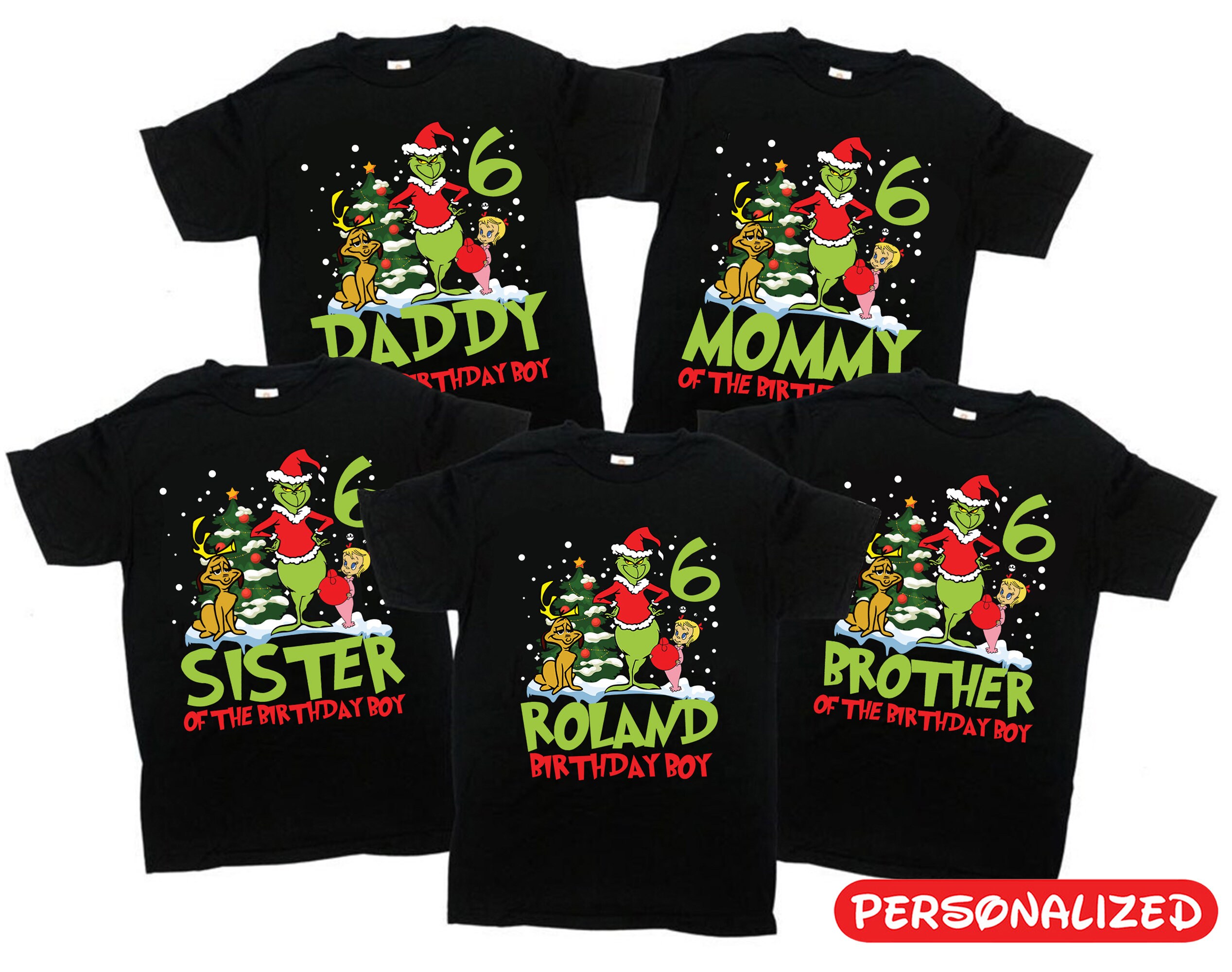 Grinch birthday shirts Clearance