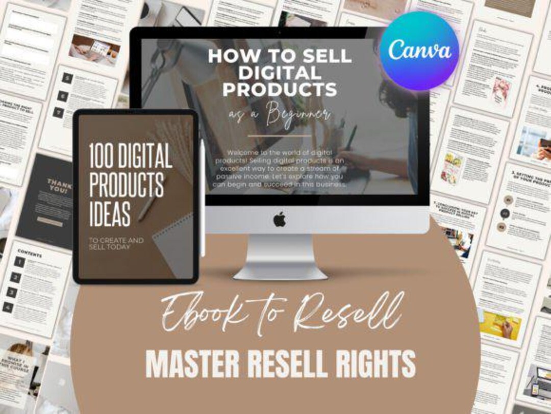 How to Create and Sell Digital Products Guide With Master Resell Rights ...