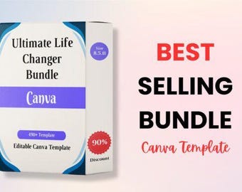 10000+ für Sie erledigt PLR MRR Digitale Produktseiten Bundle Canva Vorlagen, 2025 Digital Druckbare Planer Journals, Tracker Weiterverkaufsrechte