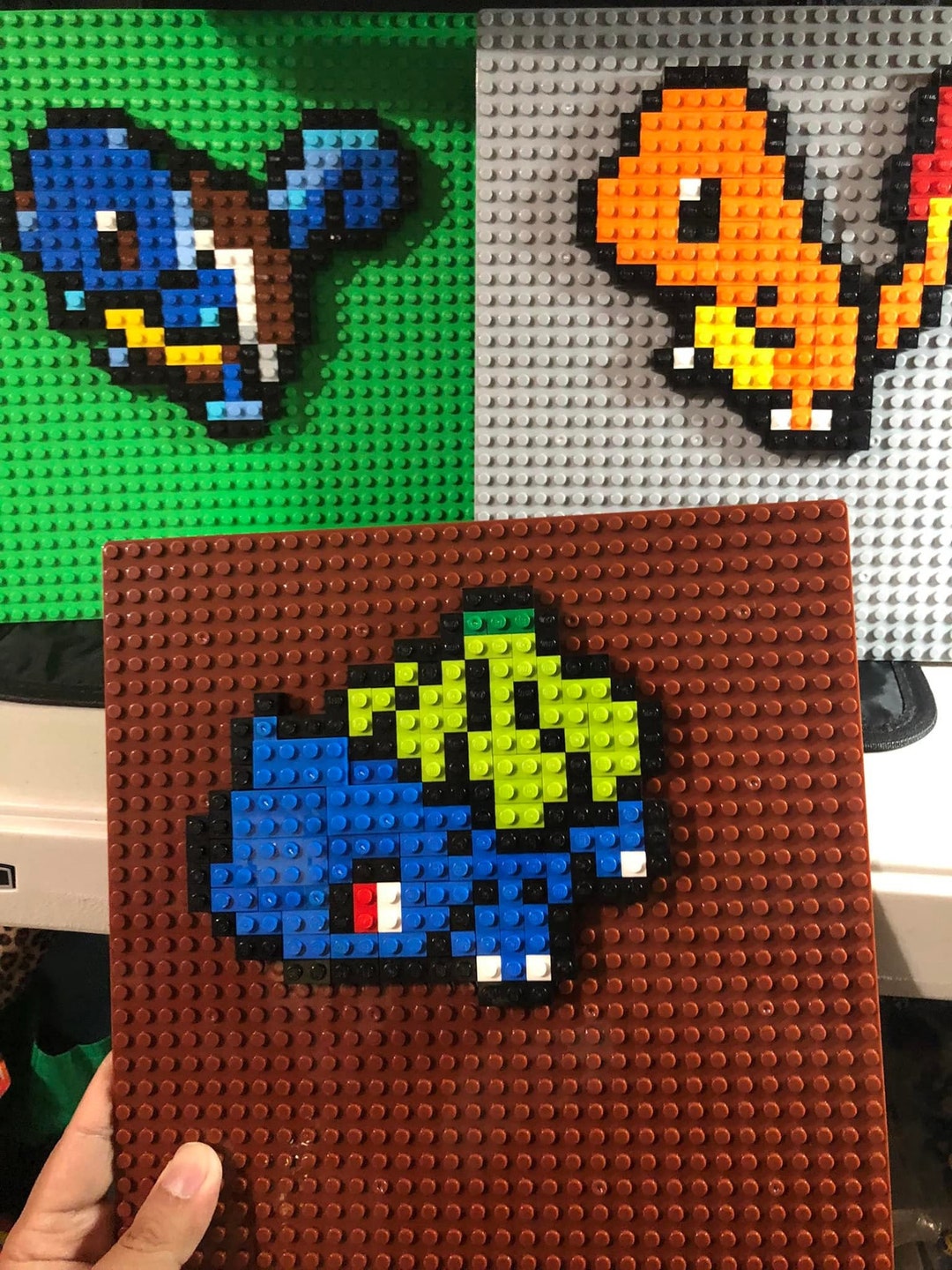 Pokemon Pixel Art Using Lego and Bricks Etsy