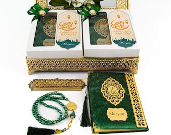 Personalized Yaseen Dua Book Bookmark Tasbih Islamic Gift Set, Eid Favors, Wedding Favors, Baby Shower Favors, Party Favors for Guests Bulk