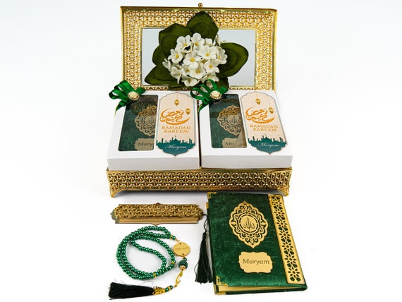 Personalized Yaseen Dua Book Bookmark Tasbih Islamic Gift Set, Eid Favors, Wedding Favors, Baby Shower Favors, Party Favors for Guests Bulk
