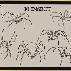 30 INSECT BRUSH for Procreate / Photoshop / Clip Studio Paint 2022 collection image 7