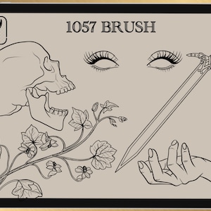 1057 BRUSH & STAMPS for PROCREATE only 2022 collection image 3