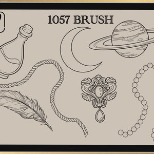 1057 BRUSH & STAMPS for PROCREATE only 2022 collection image 4