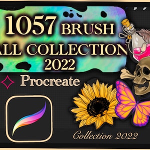 1057 BRUSH & STAMPS for PROCREATE only 2022 collection image 1