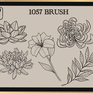 1057 BRUSH & STAMPS for PROCREATE only 2022 collection image 2