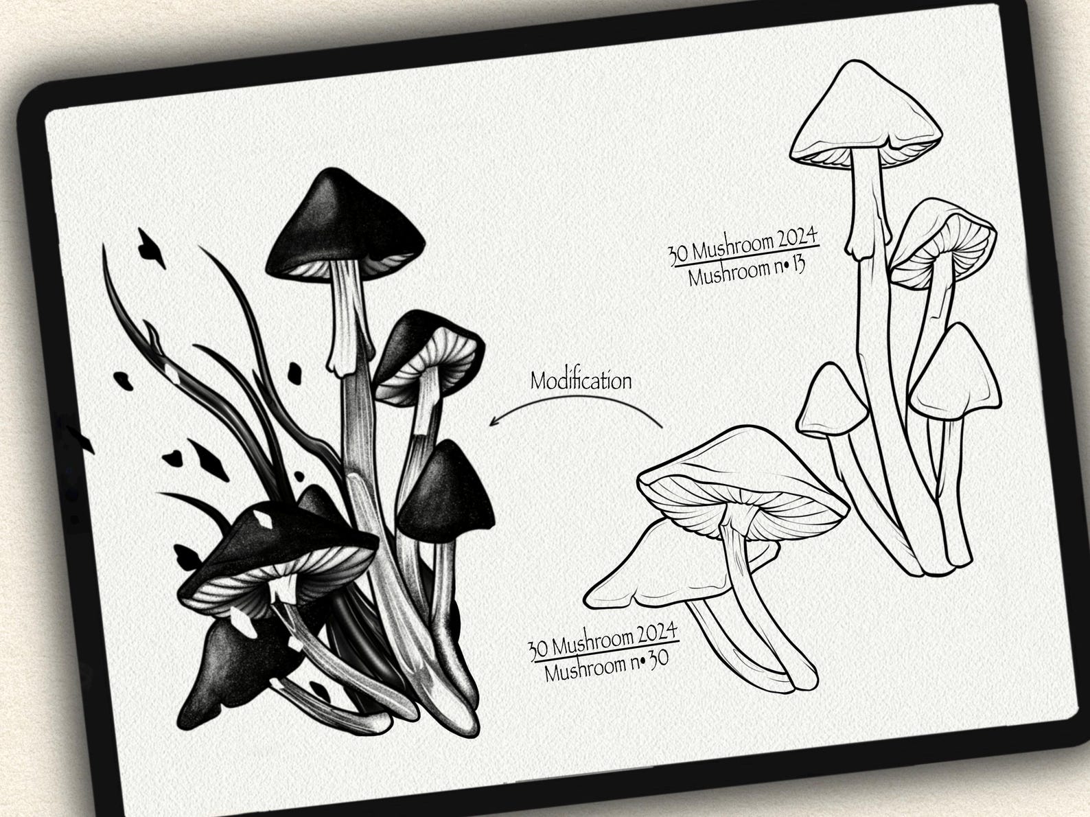 30 MUSHROOM BRUSH for Procreate / Photoshop / Clip Studio Paint ...